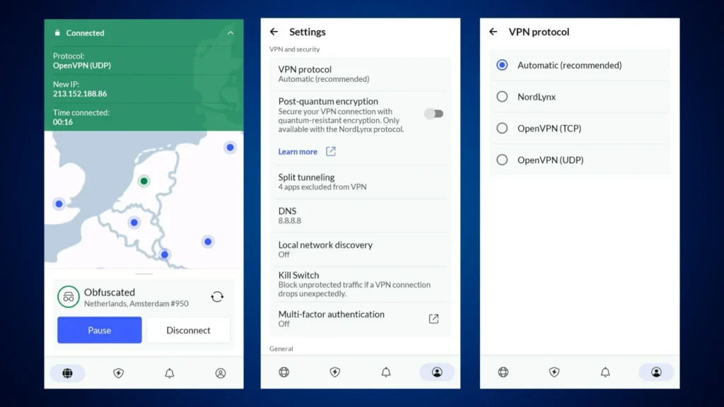 بهترین فیلترشکن برای آیفون - نورد وی پی ان