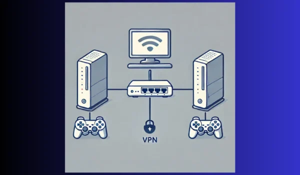 شیر کردن VPN در کنسولهای بازی