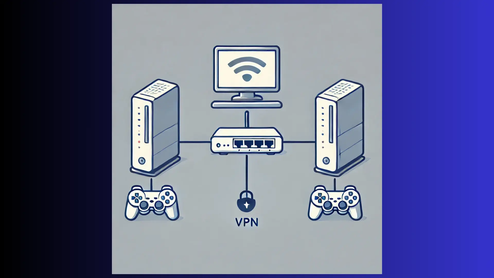 شیر کردن VPN در کنسولهای بازی