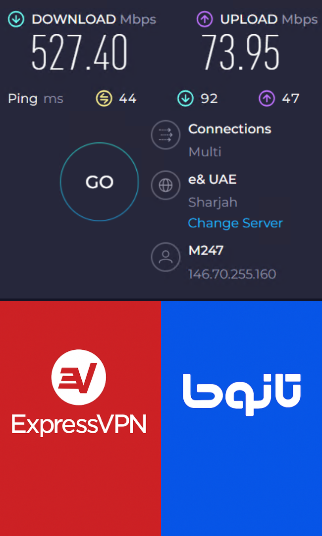 expressvpn connct with fiber optic tanoma