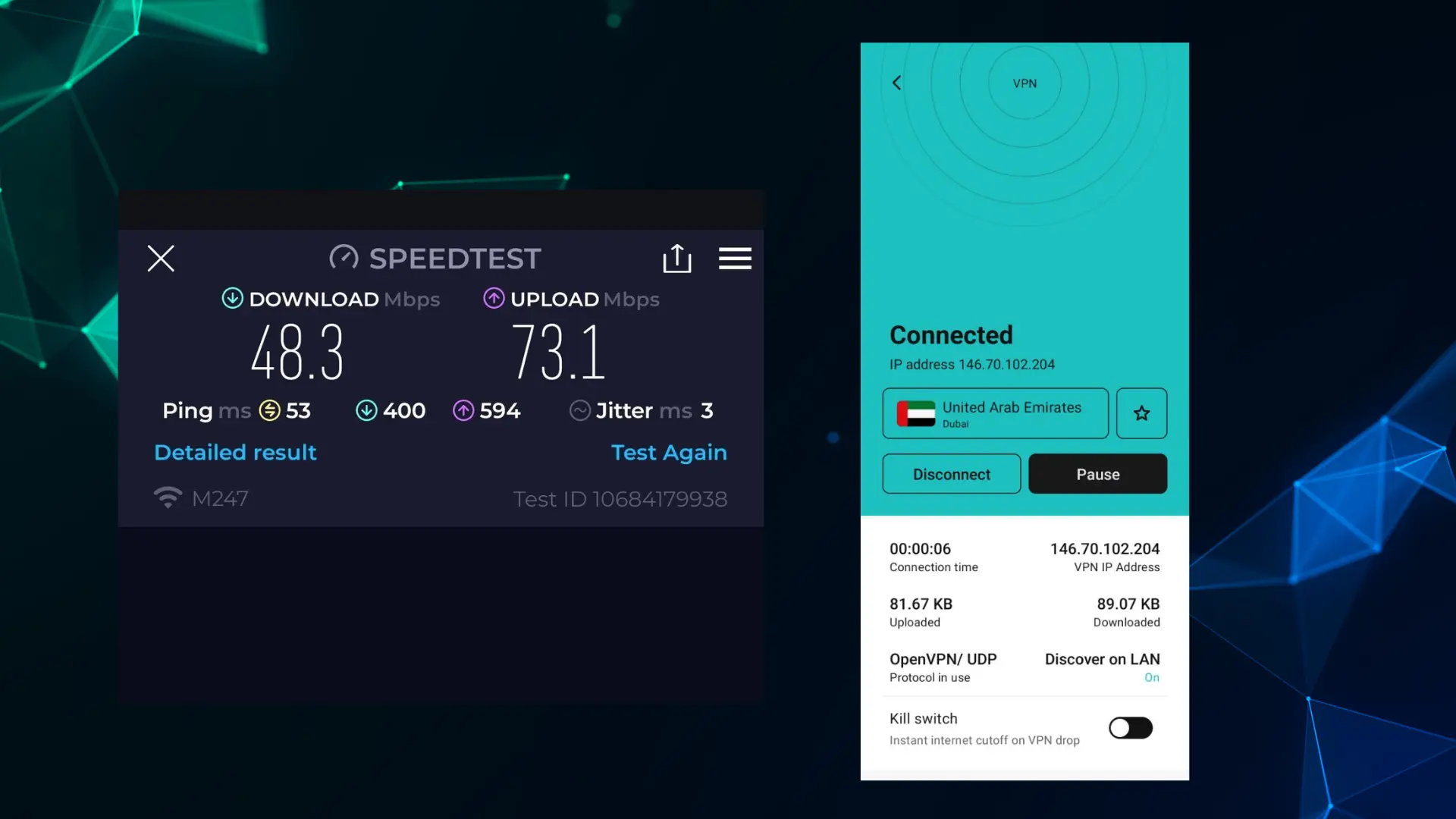 پروتکل Openvpn UDP در برنامه سورف شارک
