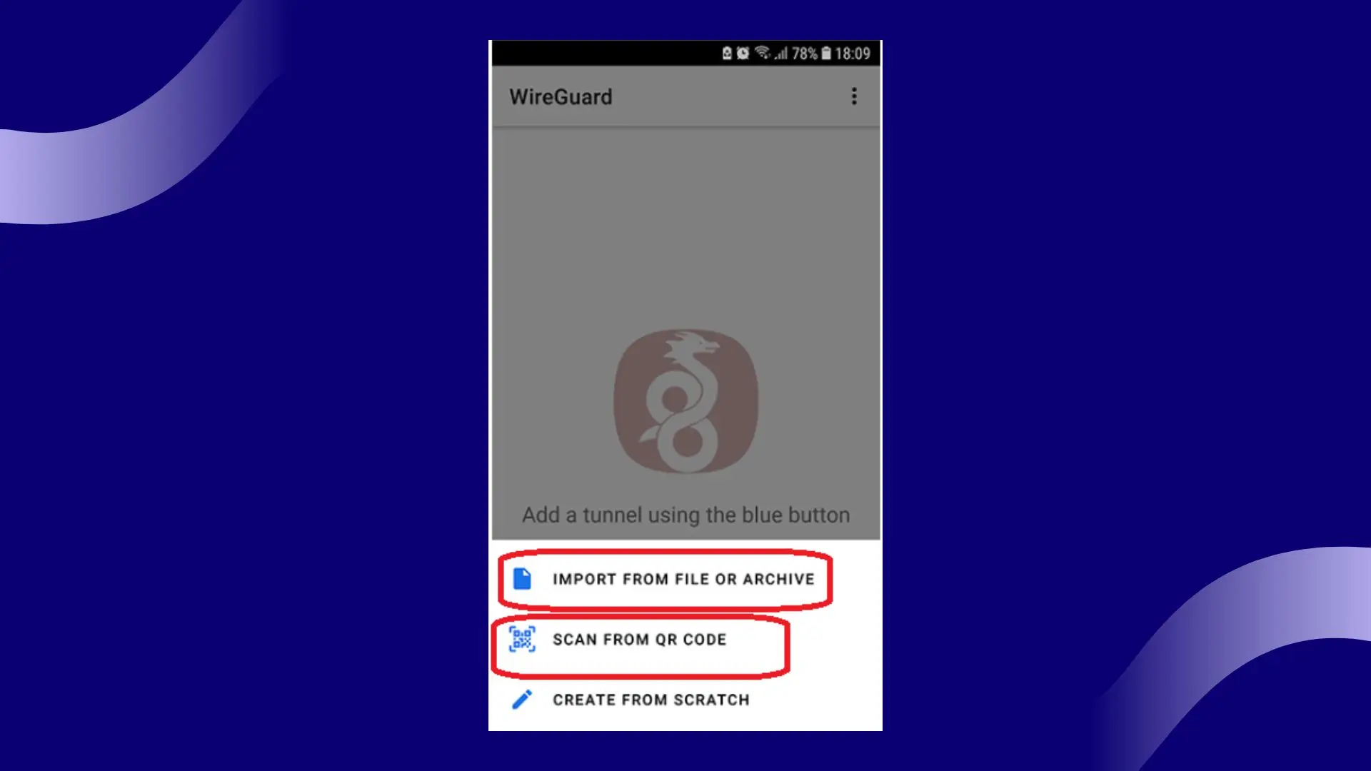 راهنمای باز کردن فایل تنظیمات وایرگارد در برنامه