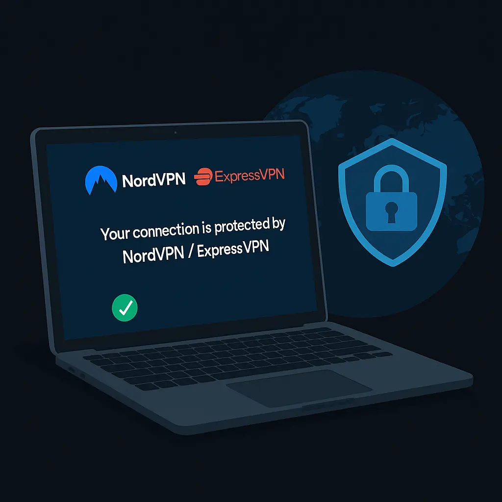 اتصال امن با فیلترشکن OpenVPN از طریق سرورهای NordVPN و ExpressVPN